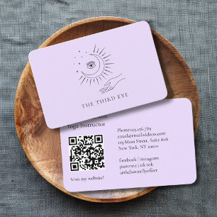 QR Code- Moon Eye Yoga Reiki Wellness Business Card
