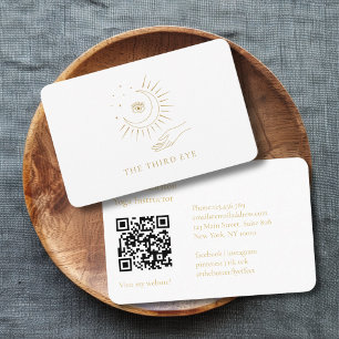 QR Code- Moon Eye Yoga Reiki Wellness  Business Card