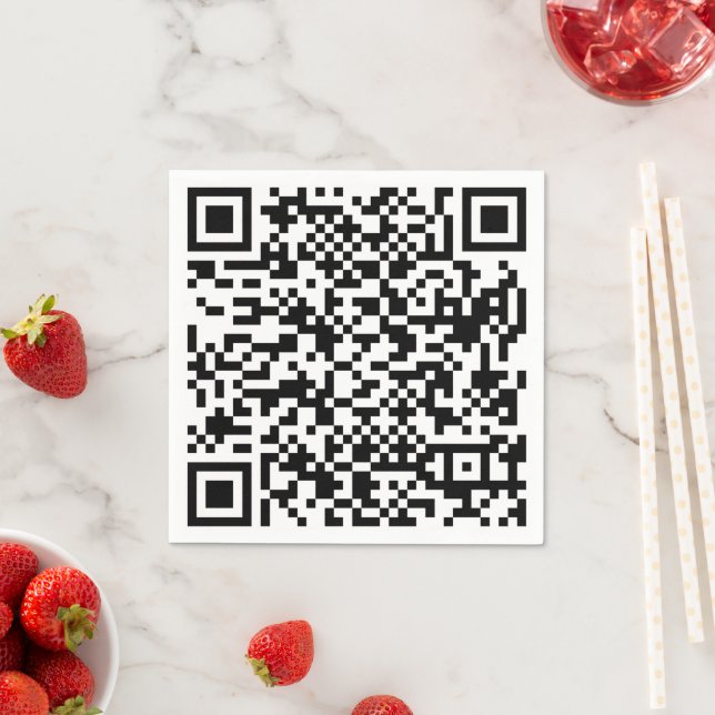 Qr code napkin (Insitu)