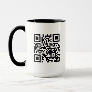 QR Code Only 15 oz Combo Mug