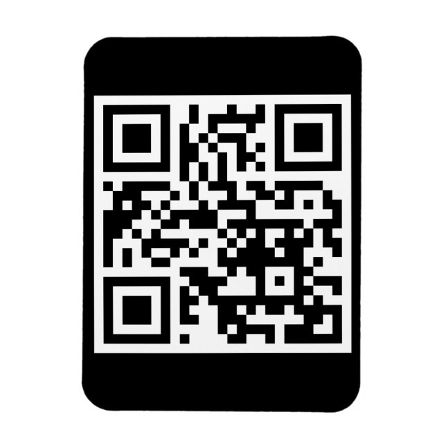 QR Code Only Flexible Photo Magnet (Vertical)