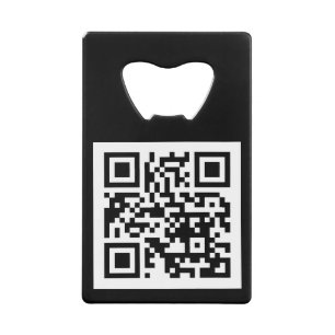 QR Code Only Stainless Steel Bottle Opener