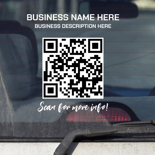 QR Code Opaque Business Car Truck (Creator Uploaded)