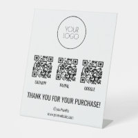 QR Code Payment Cashapp Paypal Your Logo