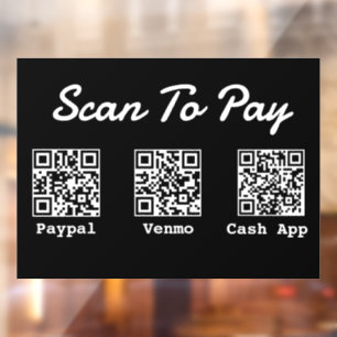 QR Code Payment   Venmo Paypal Scan to Pay