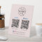 QR Code Payment | Venmo Paypal Scan to Pay Pink
