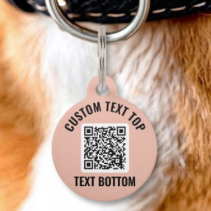 QR Code Pet ID Tag