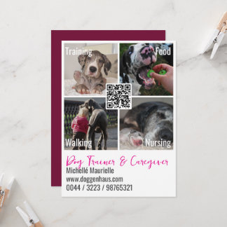 QR-Code Photo Great Dane Invitation