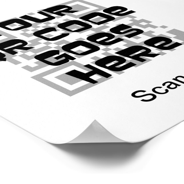QR Code Poster (Corner)