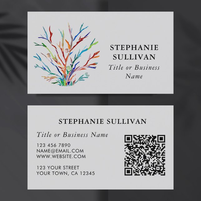 QR Code Professional Business Card (Creator Uploaded)