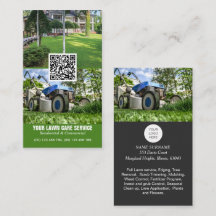 QR code professional lawncare  Business Card