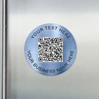 QR Code Promotional Blue
