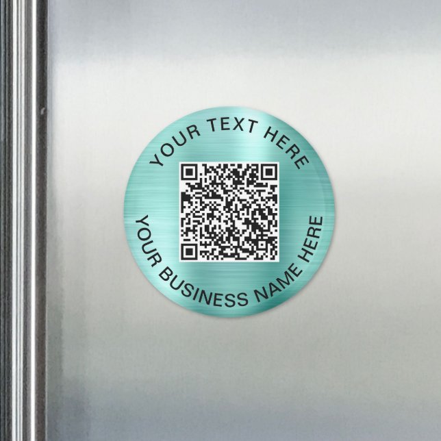QR Code Promotional Mint Green Magnet (QR Code Promotional Mint Green Magnet)