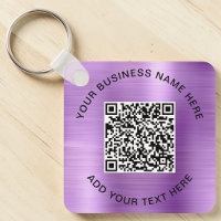 QR Code Promotional Purple