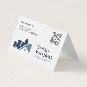 QR Code   Real Estate Home Business Card