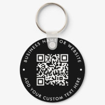 QR Code |  Round Keychain