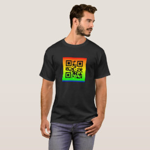 QR Code® Saying: HAPPINESS T-Shirt