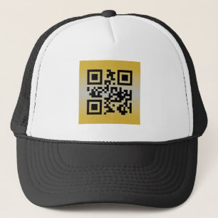 QR Code® Saying: HAPPY NEW YEAR Trucker Hat