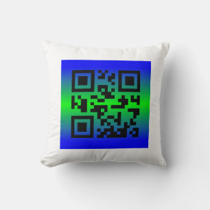 QR Code® Saying: HAVE A GREAT WEEK Cushion