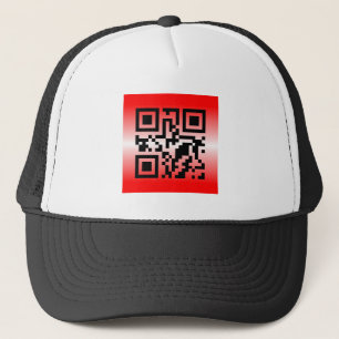 QR Code® Saying: I LOVE YOU Trucker Hat