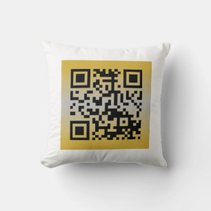 QR Code® Saying: IT’S NEW YEAR’S EVE Cushion