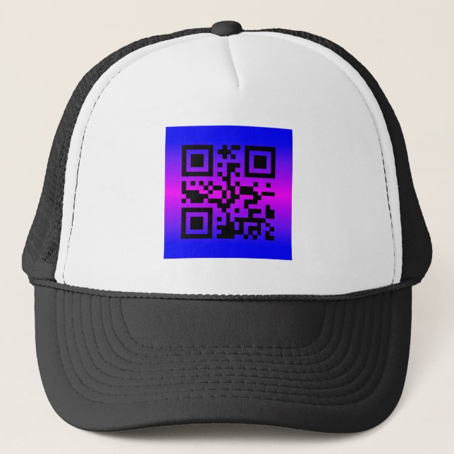 QR Code® Saying: IT’S TWINS Trucker Hat (Front)
