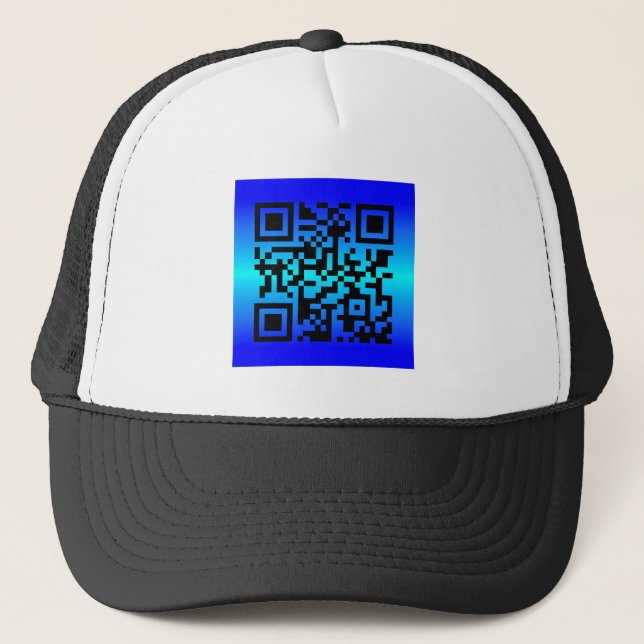 QR Code® Saying: THANKS FOR BEING MY FRIEND Trucker Hat (Front)