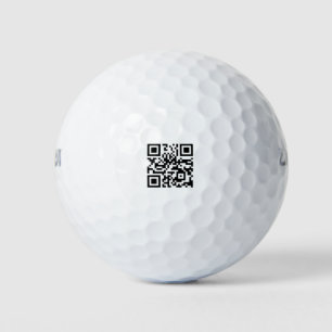QR Code Scan Business Logo Branding Golf Balls