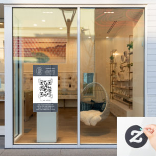 QR Code Scan   Business Logo Professional