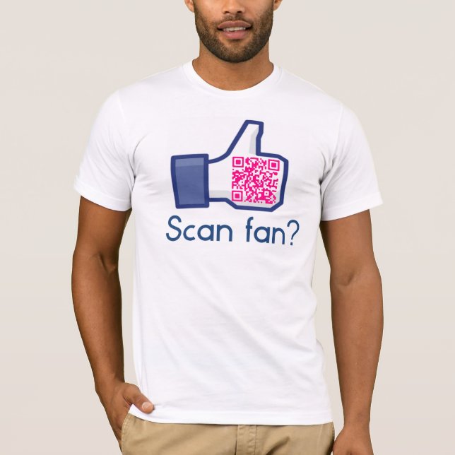QR Code Scan Fan Tee (Front)
