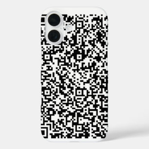 QR Code Scan Info Custom Colours iPhone Case