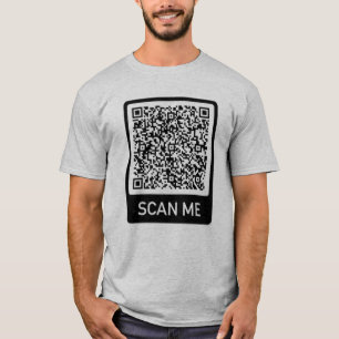 QR Code Scan Me Personalised Surprise T-Shirt Gift