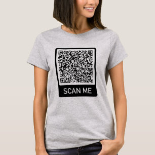 QR Code Scan Me Personalised Your T-Shirt Gift