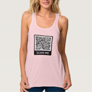 QR Code - Scan Me Personalised Your Tank Top