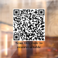 QR Code Scan to Reserve | Restaurant Bistro |