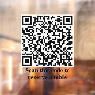 QR Code Scan to Reserve | Restaurant Bistro |