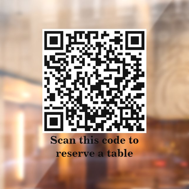 QR Code Scan to Reserve | Restaurant Bistro | (Sheet 2)