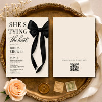 QR Code She's Tying The Knot Bridal Shower