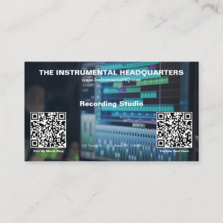 QR Code Small Business Calling Card