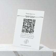 QR code small business review request YELP 