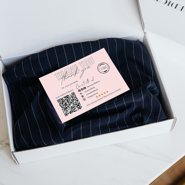 QR code social media logo thank you business (Creator Uploaded)