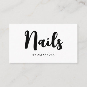 QR Code Social Media Nail Technician Tech Artist Business Card