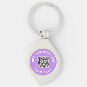 QR Code Special Message Surprise Keychain Gift 