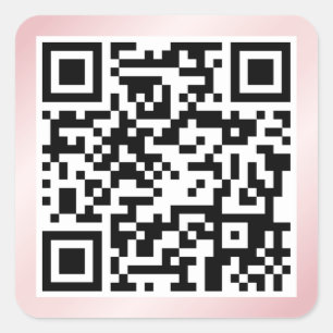 QR code Square Sticker