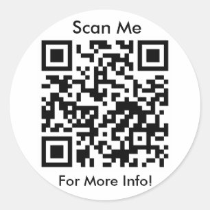 QR Code Sticker Sheet