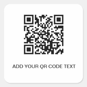 QR CODE STORE TEMPLATE SQUARE STICKER