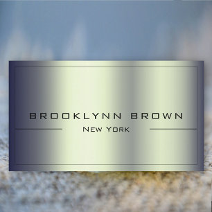 QR Code Stylish Dark Teal Colour Gradient Classy Business Card