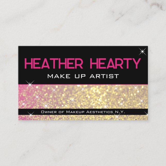 QR Code Template Luxury Rose Gold Girly Pink  Business Card (Front)