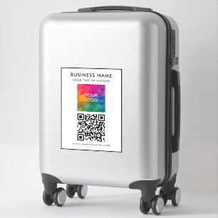 QR Code Text Business Logo Here Custom Template