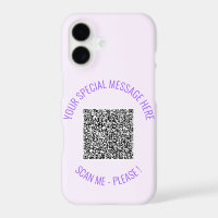 QR Code Text Your Special Message Modern Gift